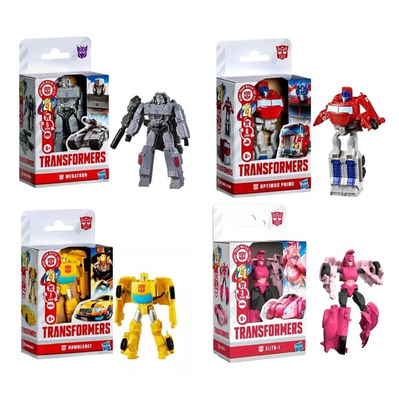 Hasbro Other - Transformers Authentics Bravo Figures - Optimus Prime/Megatron/Bumblebee/Elita-1